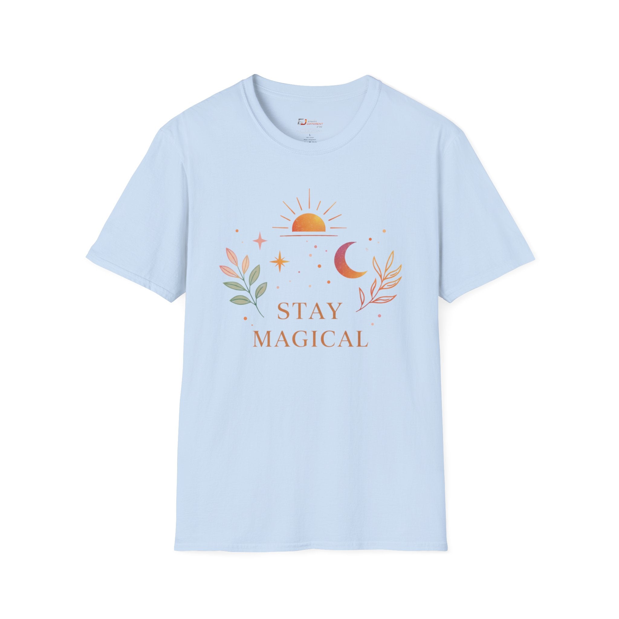 Stay Magical graphic T-Shirt | sun moon botanical design