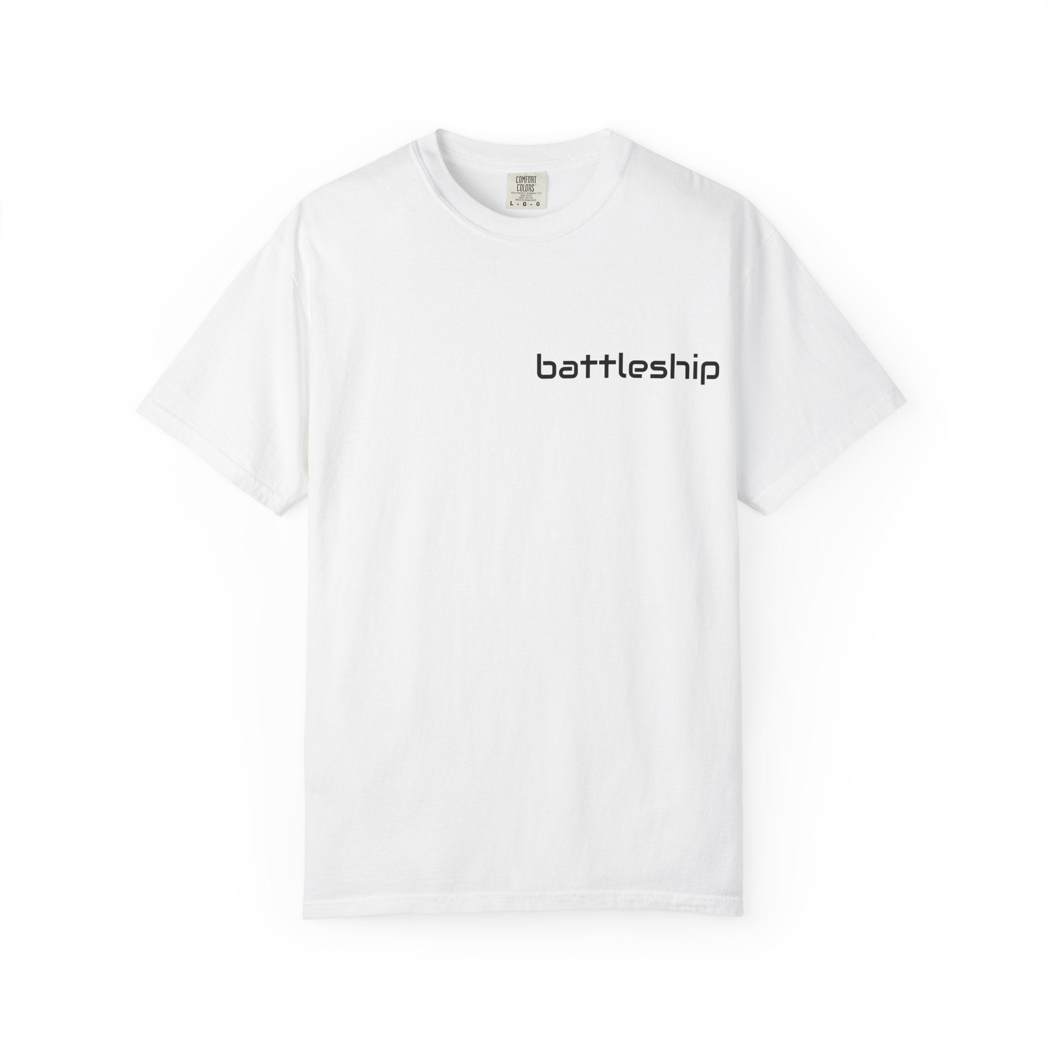 Battleship Illustration T-shirt | BuiltDifferent Mindset Tee-No Excuses