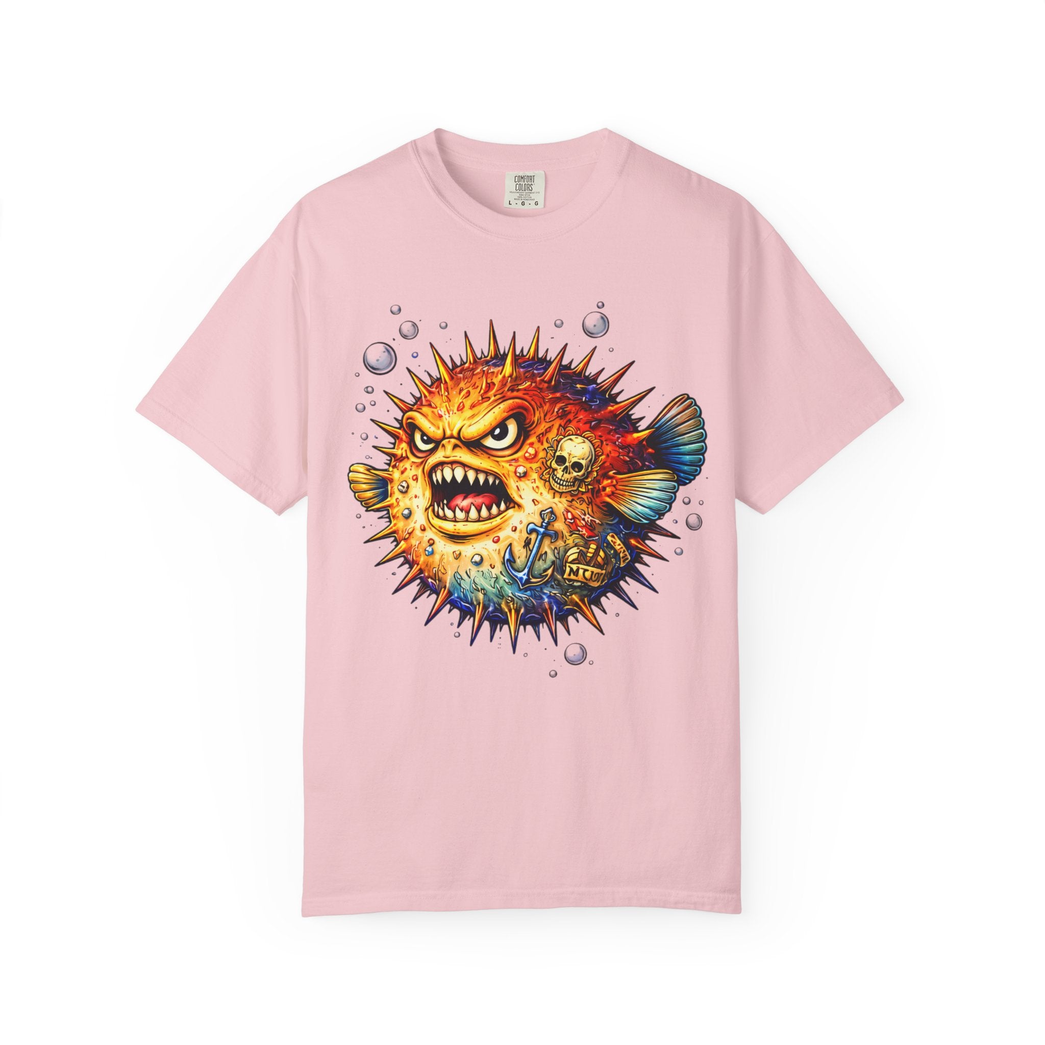 Angry Pufferfish T-Shirt | BuiltDifferent Mindset Tee-No Excuses