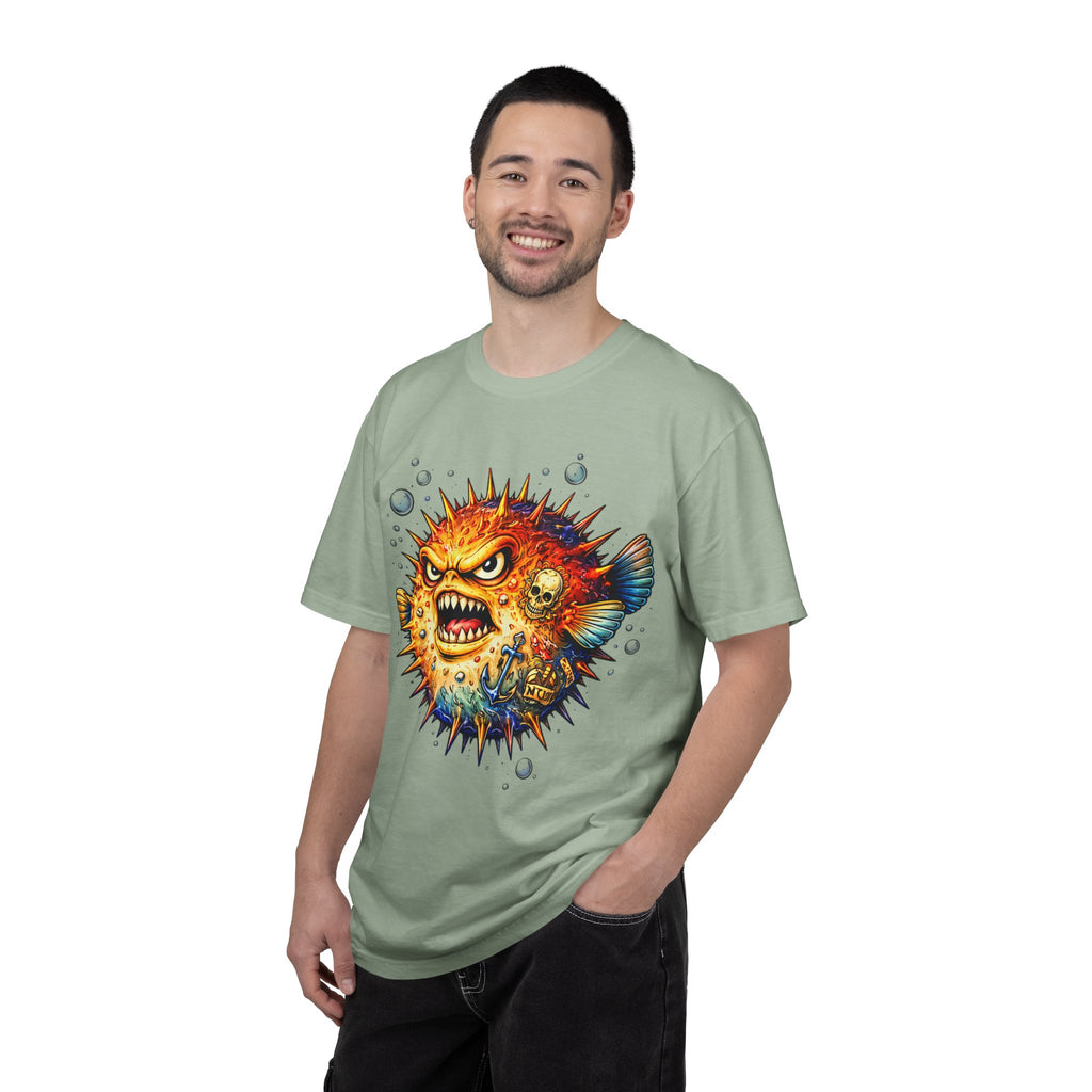 Angry Pufferfish T-Shirt | BuiltDifferent Mindset Tee-No Excuses