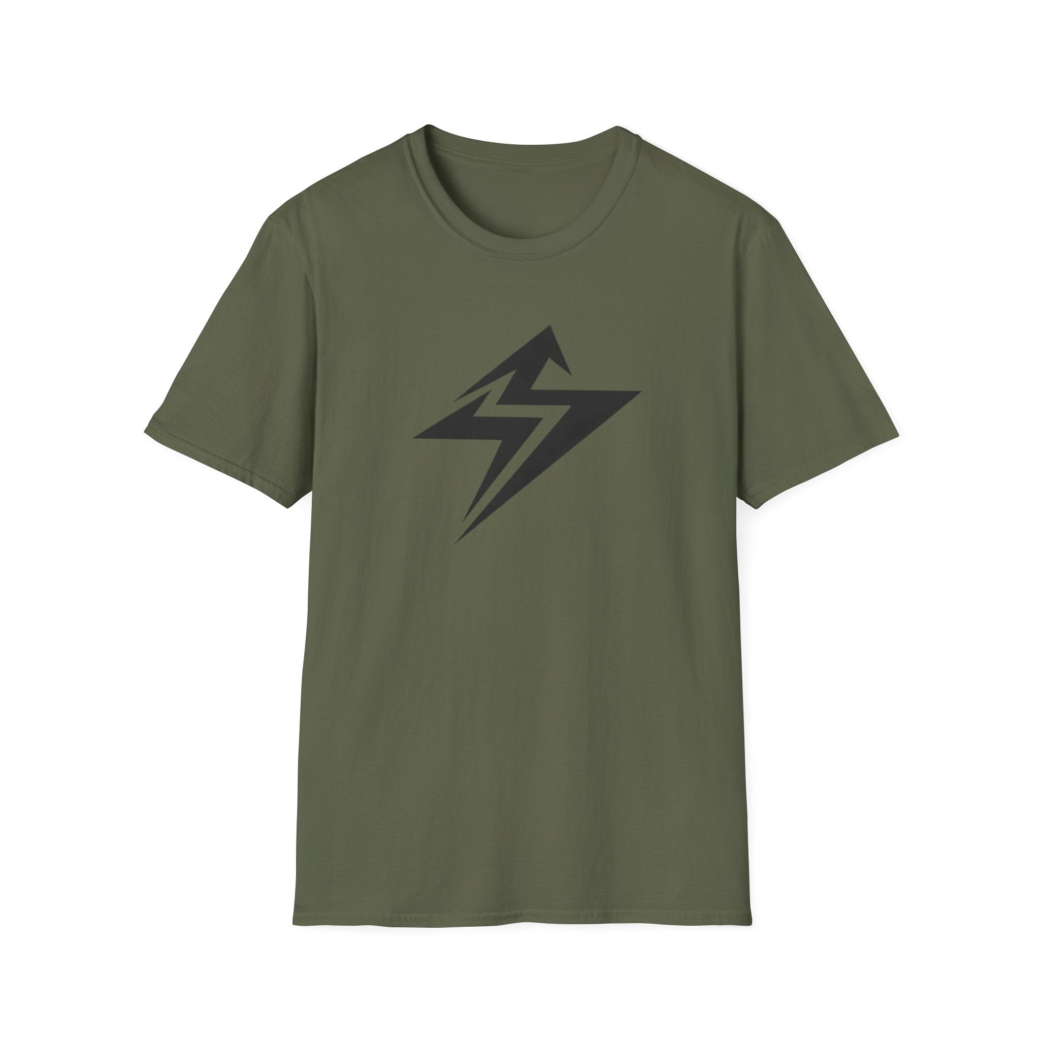 Lightning Bolt Graphic T-Shirt — Minimal Electric Logo Tee