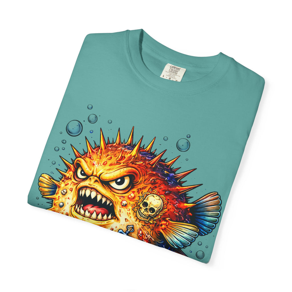 Angry Pufferfish T-Shirt | BuiltDifferent Mindset Tee-No Excuses