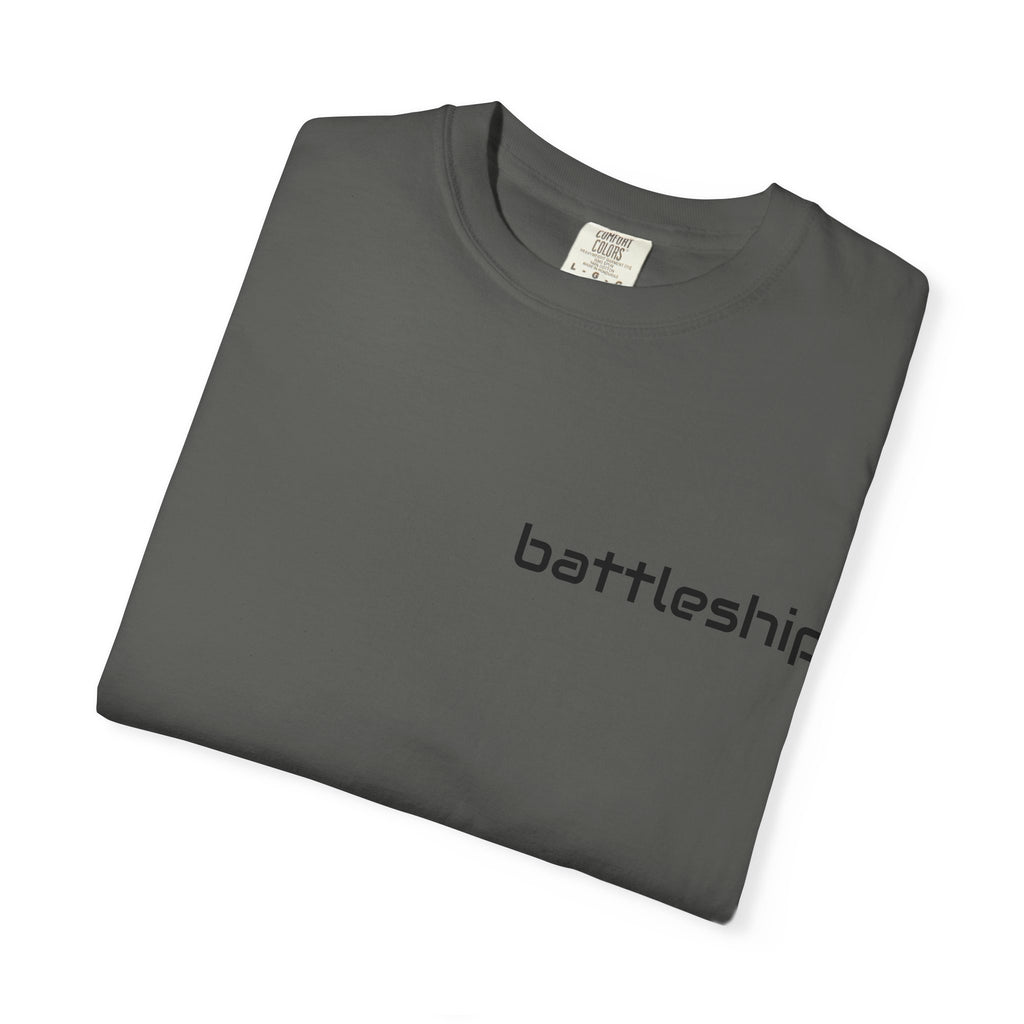 Battleship Illustration T-shirt | BuiltDifferent Mindset Tee-No Excuses