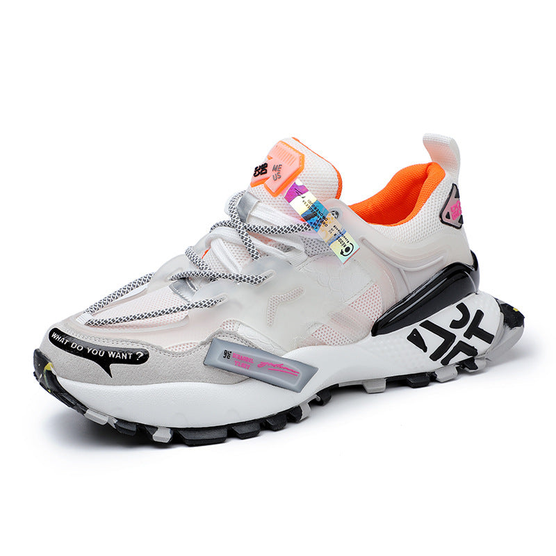 Thick soles heighten daddy's shoes