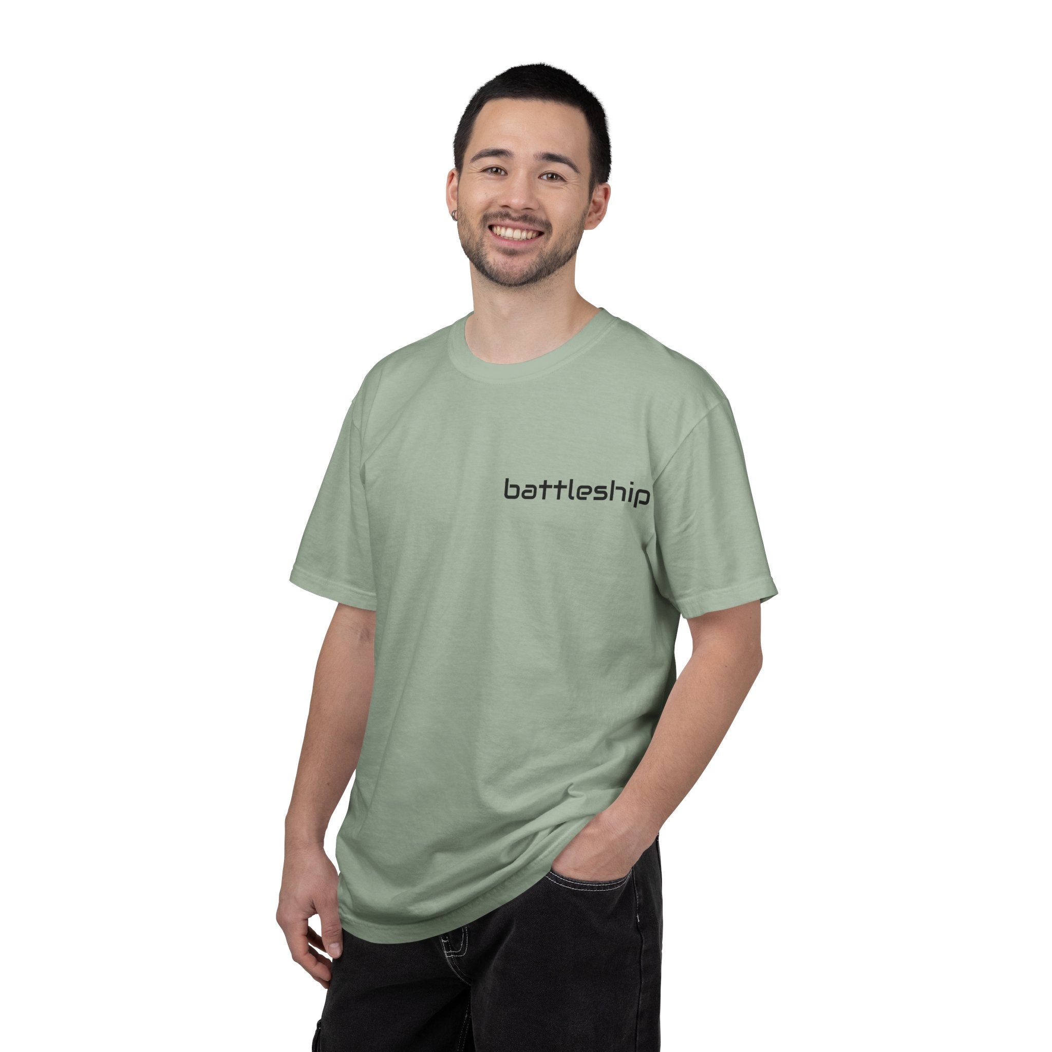 Battleship Illustration T-shirt | BuiltDifferent Mindset Tee-No Excuses