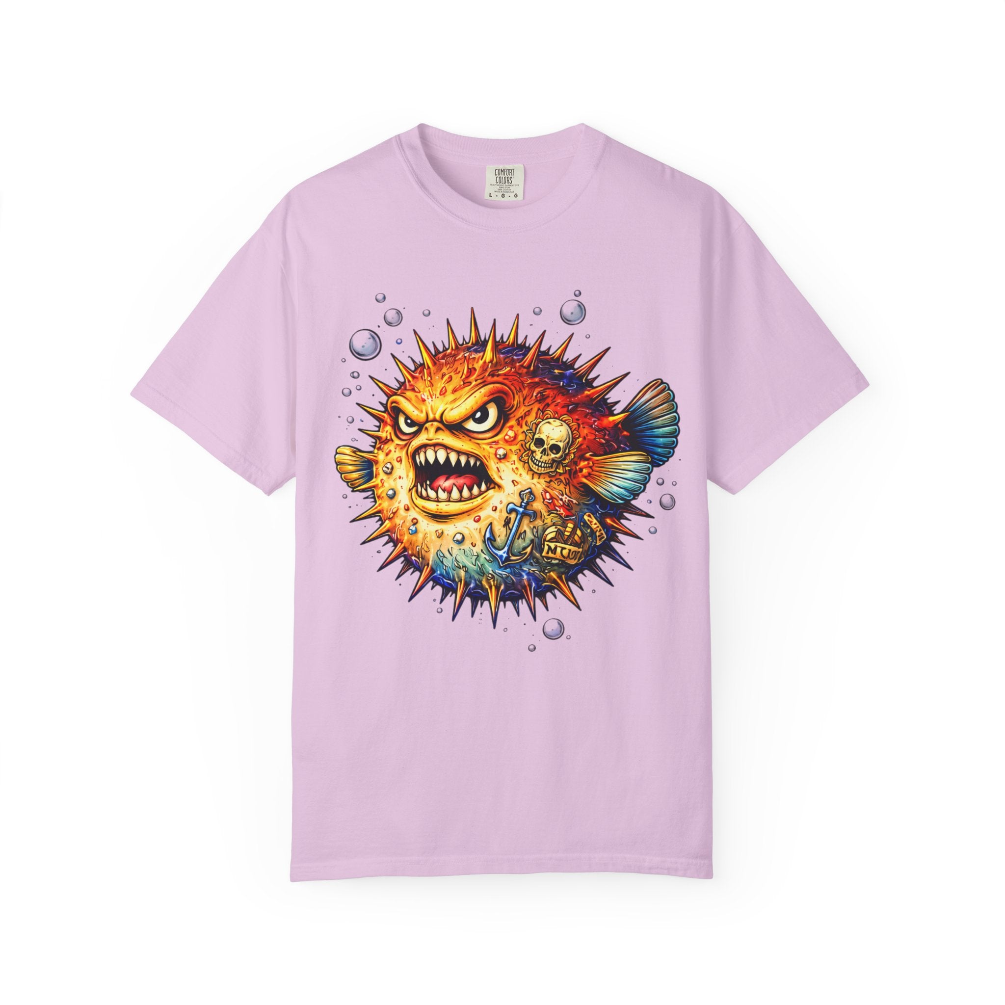 Angry Pufferfish T-Shirt | BuiltDifferent Mindset Tee-No Excuses