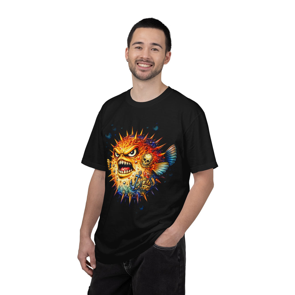 Angry Pufferfish T-Shirt | BuiltDifferent Mindset Tee-No Excuses