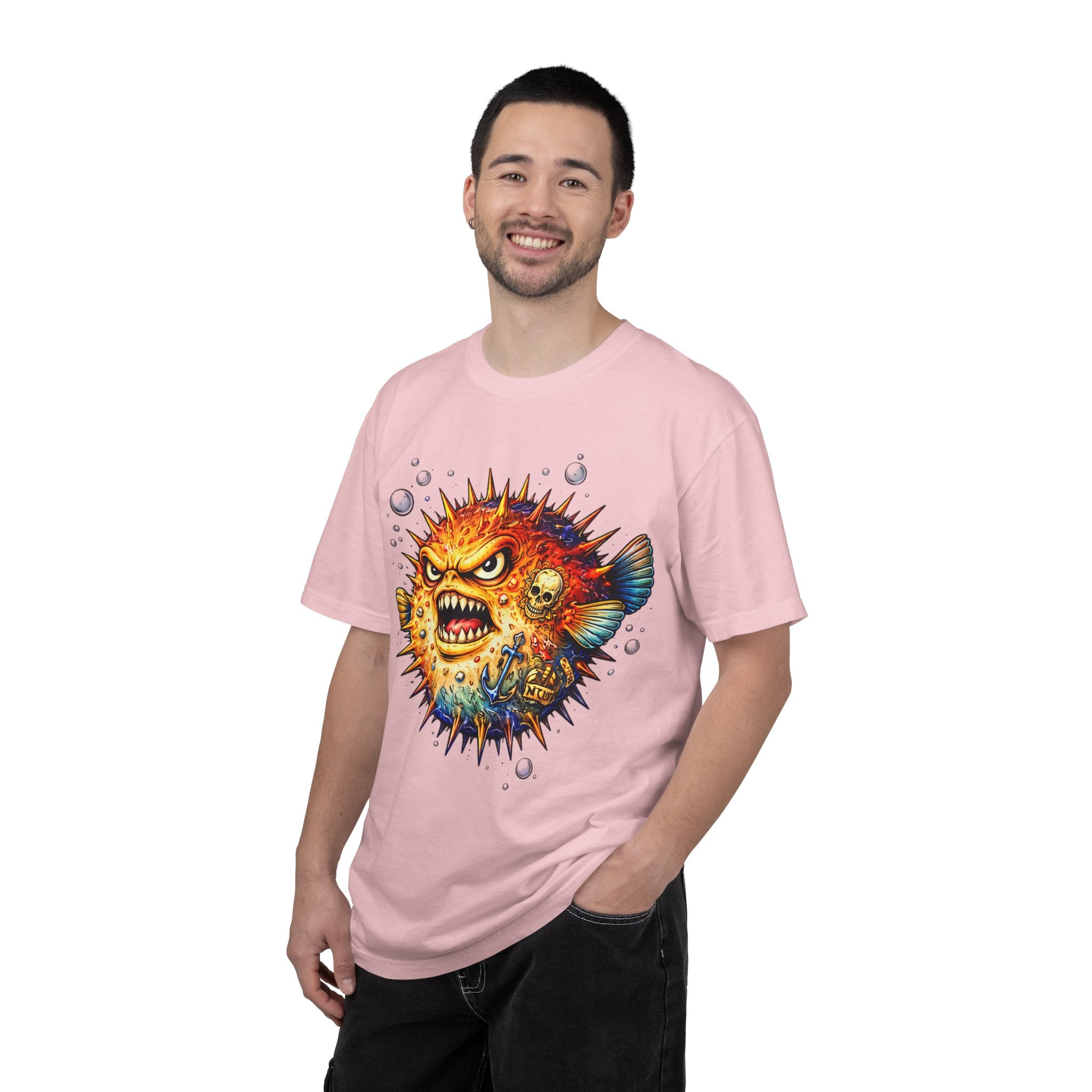 Angry Pufferfish T-Shirt | BuiltDifferent Mindset Tee-No Excuses