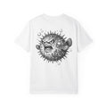 Angry Pufferfish Graphic T-Shirt | Puffer Fish Illustration