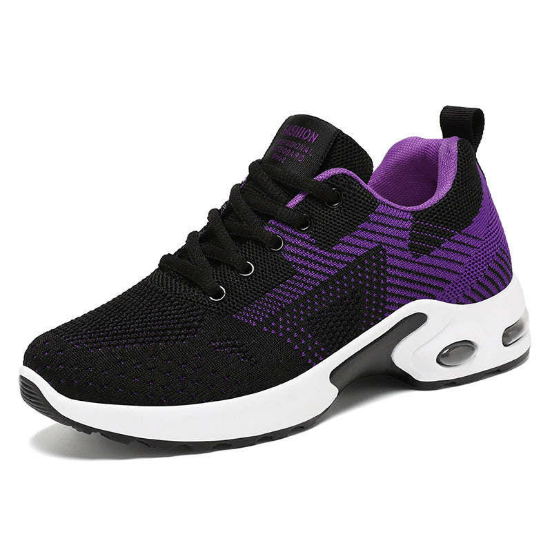 Womens Flyknit Mesh Shoes In Plus Sizes Comfortable Running Shoes