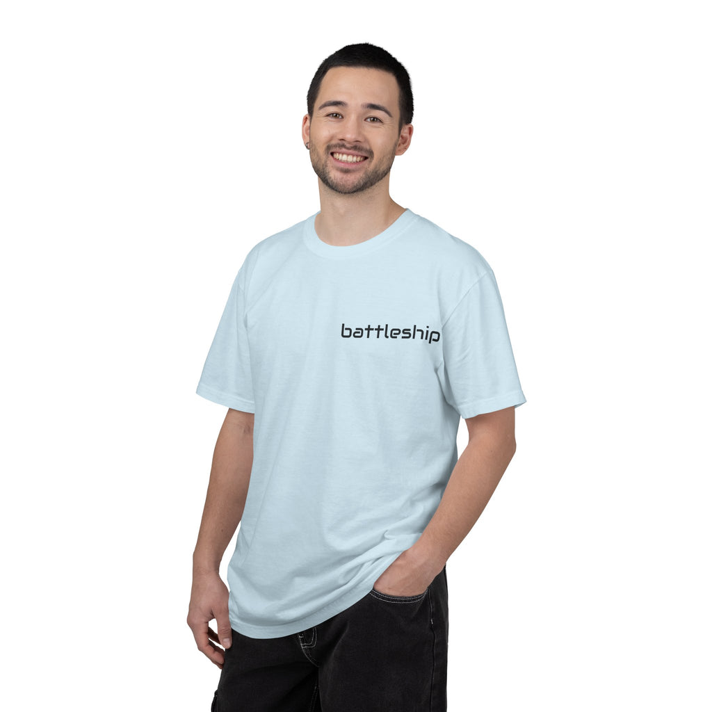 Battleship Illustration T-shirt | BuiltDifferent Mindset Tee-No Excuses