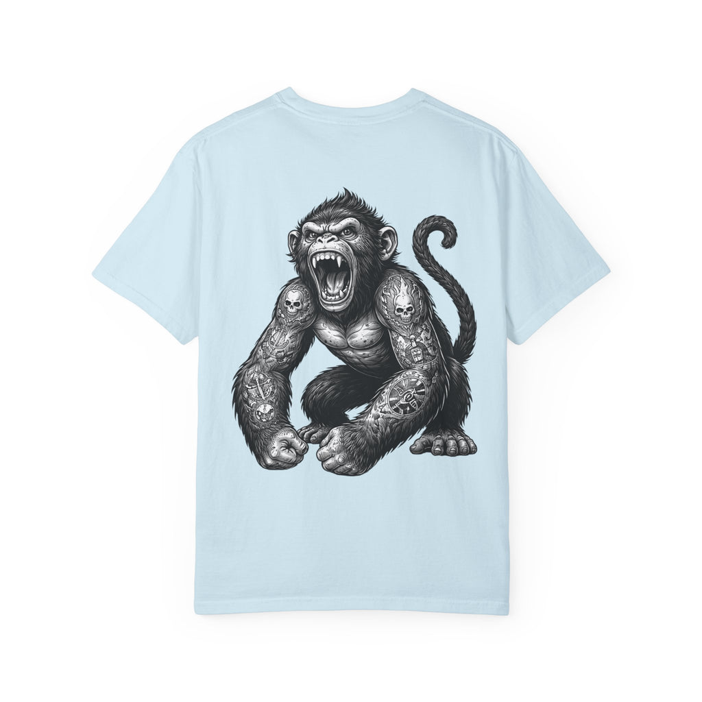 Angry Tattooed Monkey T-Shirt | BuiltDifferent Mindset Tee-No Excuses