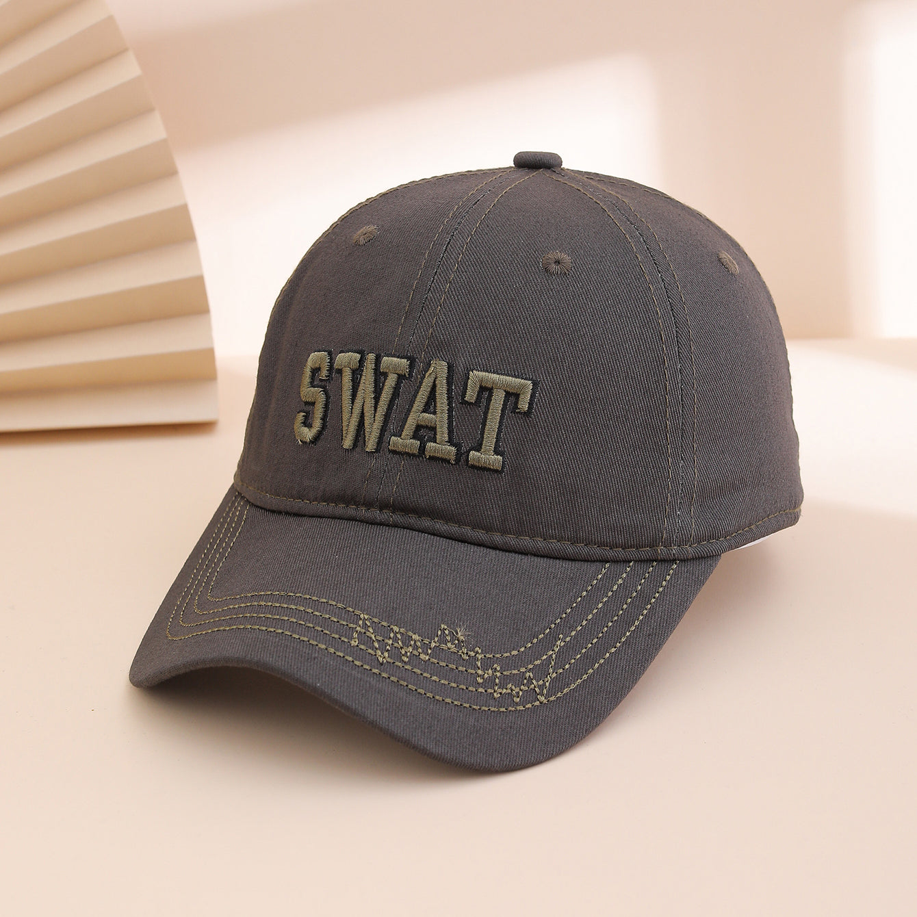 Fashionable Casual Convertible Baseball Cap With Embroidered Letters, Breathable And Sweat-wicking, Perfect For Outdoor Outings.