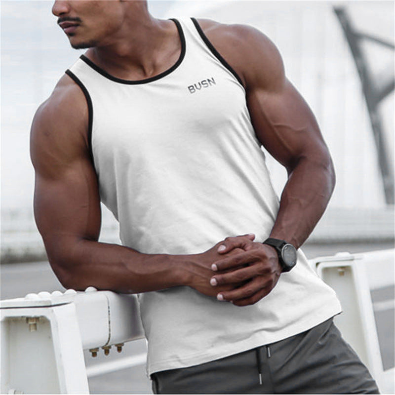 Mens Muscle-Style Casual Summer Sports Vest