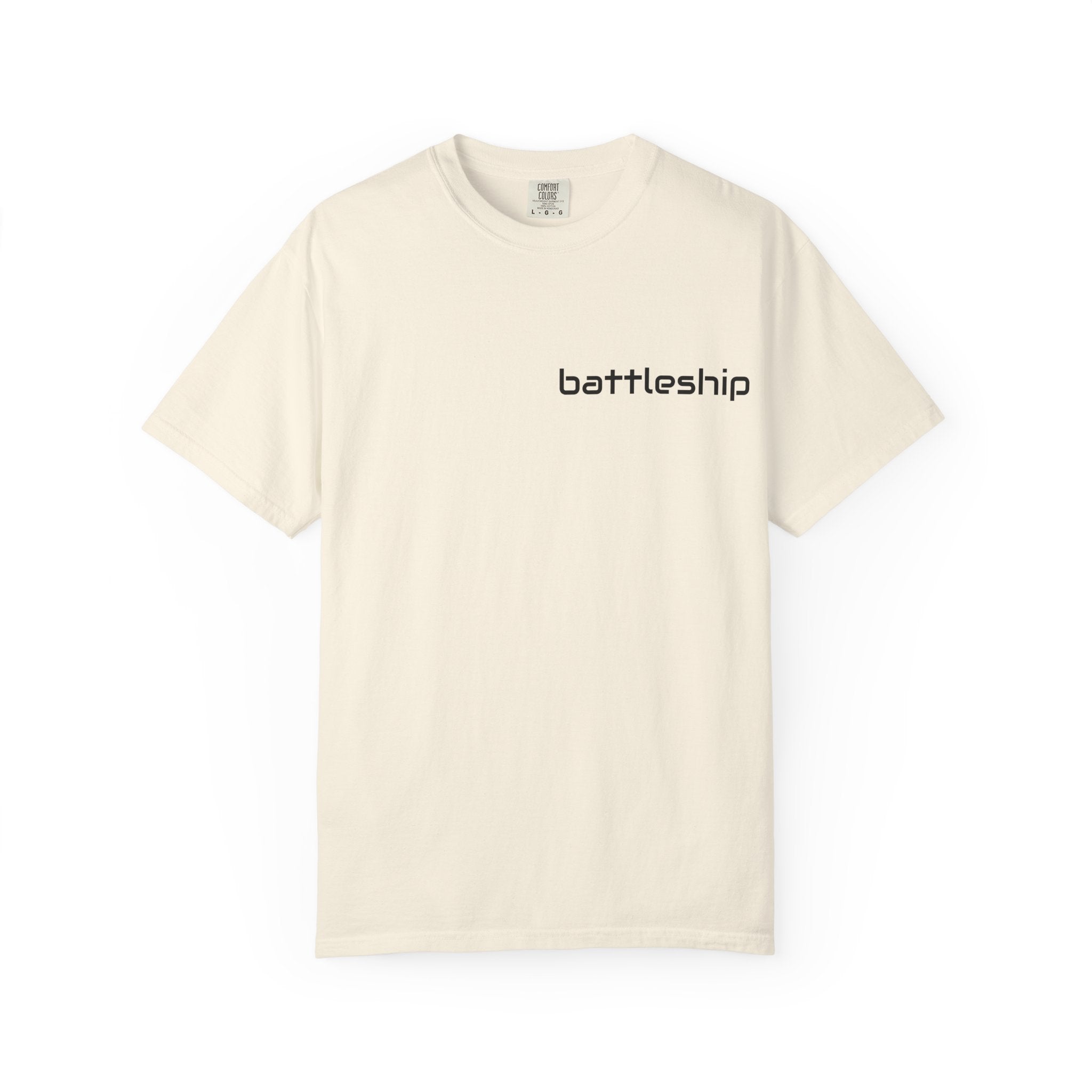 Battleship Illustration T-shirt | BuiltDifferent Mindset Tee-No Excuses