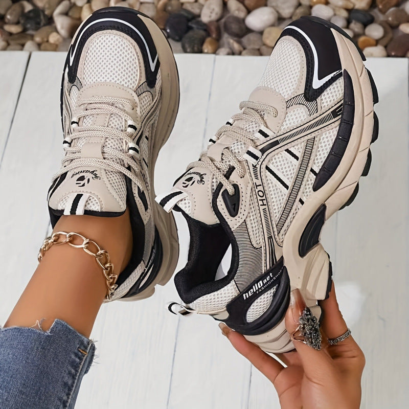 Womens Casual Creative Versatile Printed Sneakers