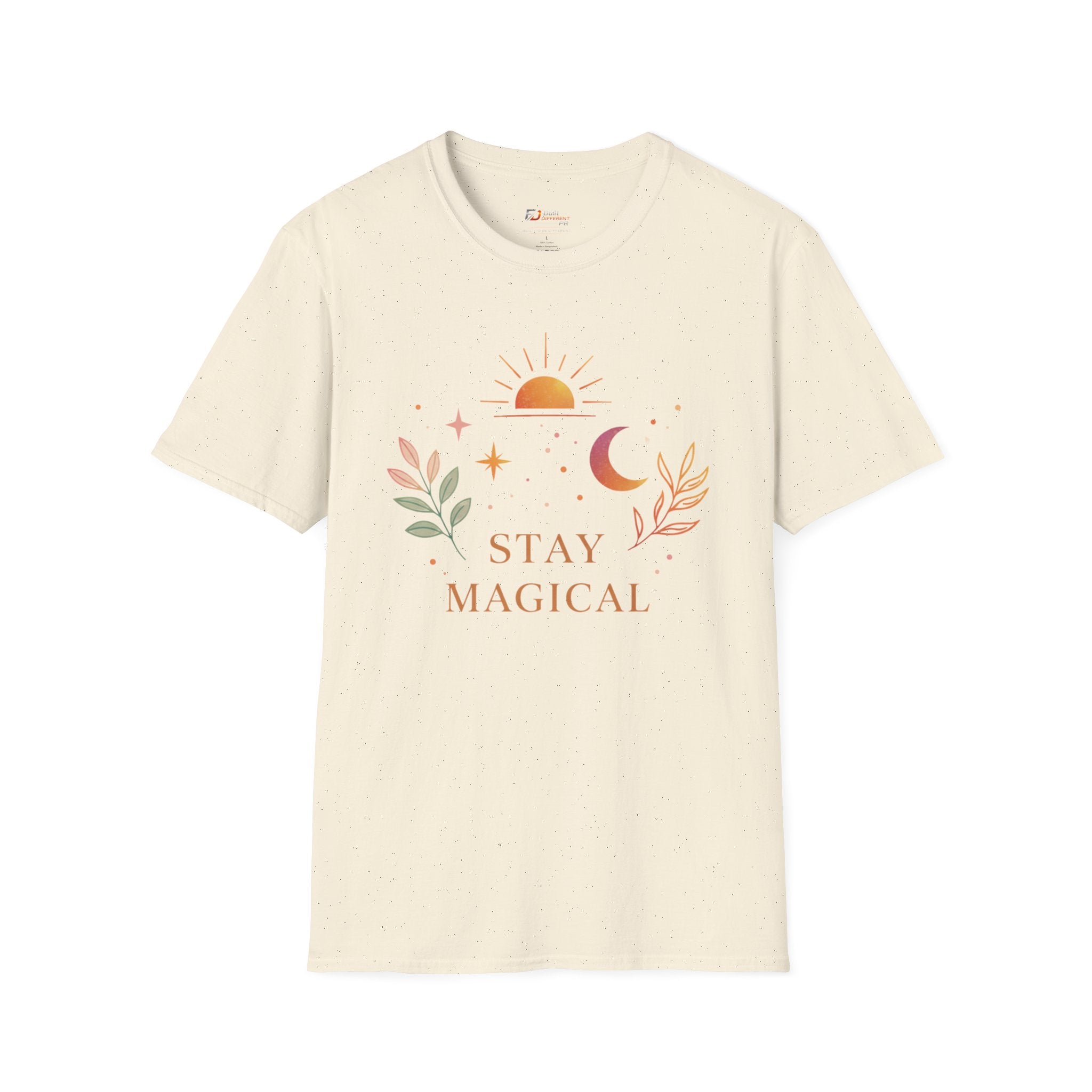 Stay Magical graphic T-Shirt | sun moon botanical design