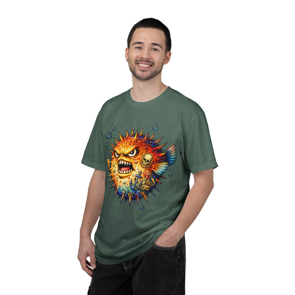 Angry Pufferfish T-Shirt | BuiltDifferent Mindset Tee-No Excuses