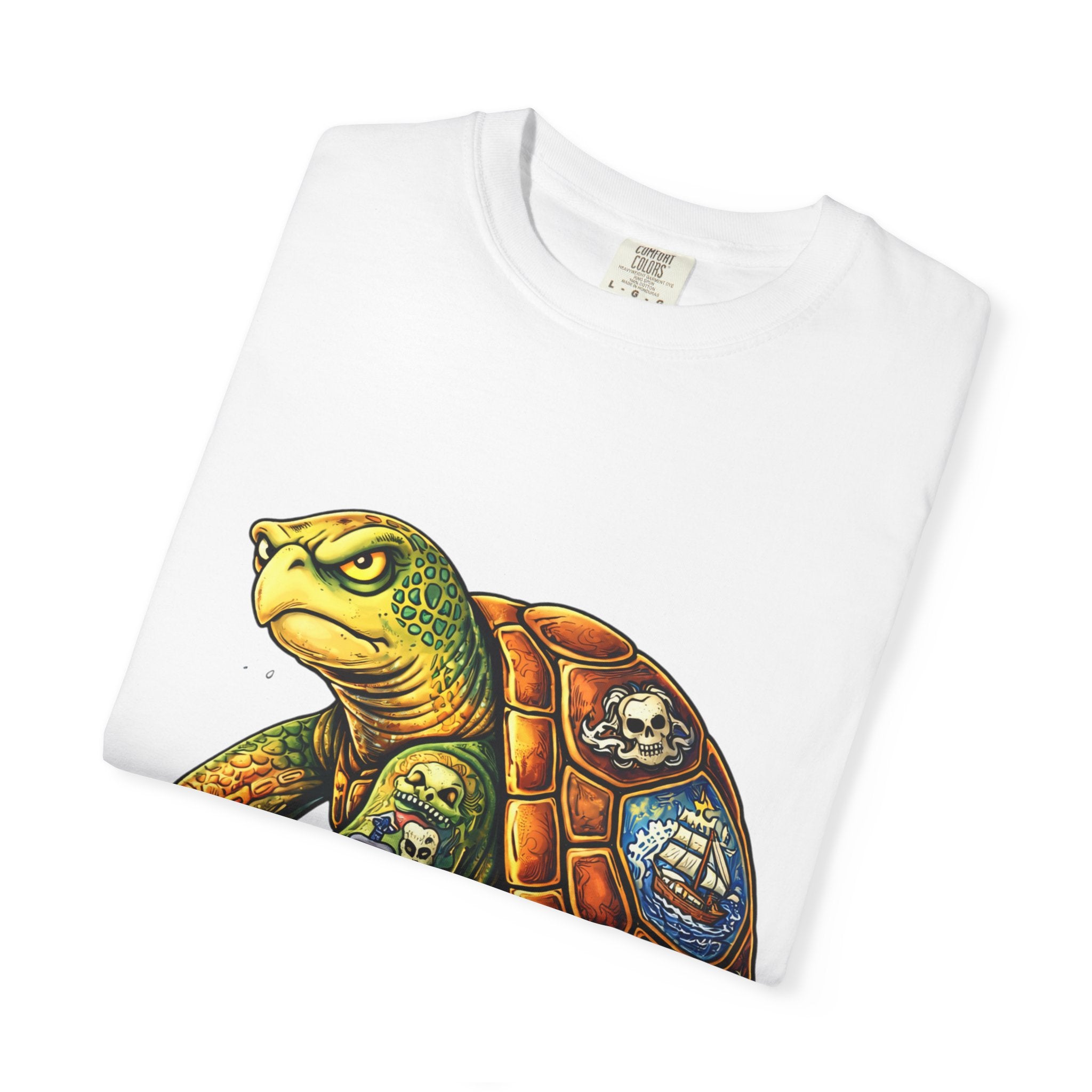 Patchwork Sea Turtle T-shirt | BuiltDifferent Mindset Tee-No Excuses