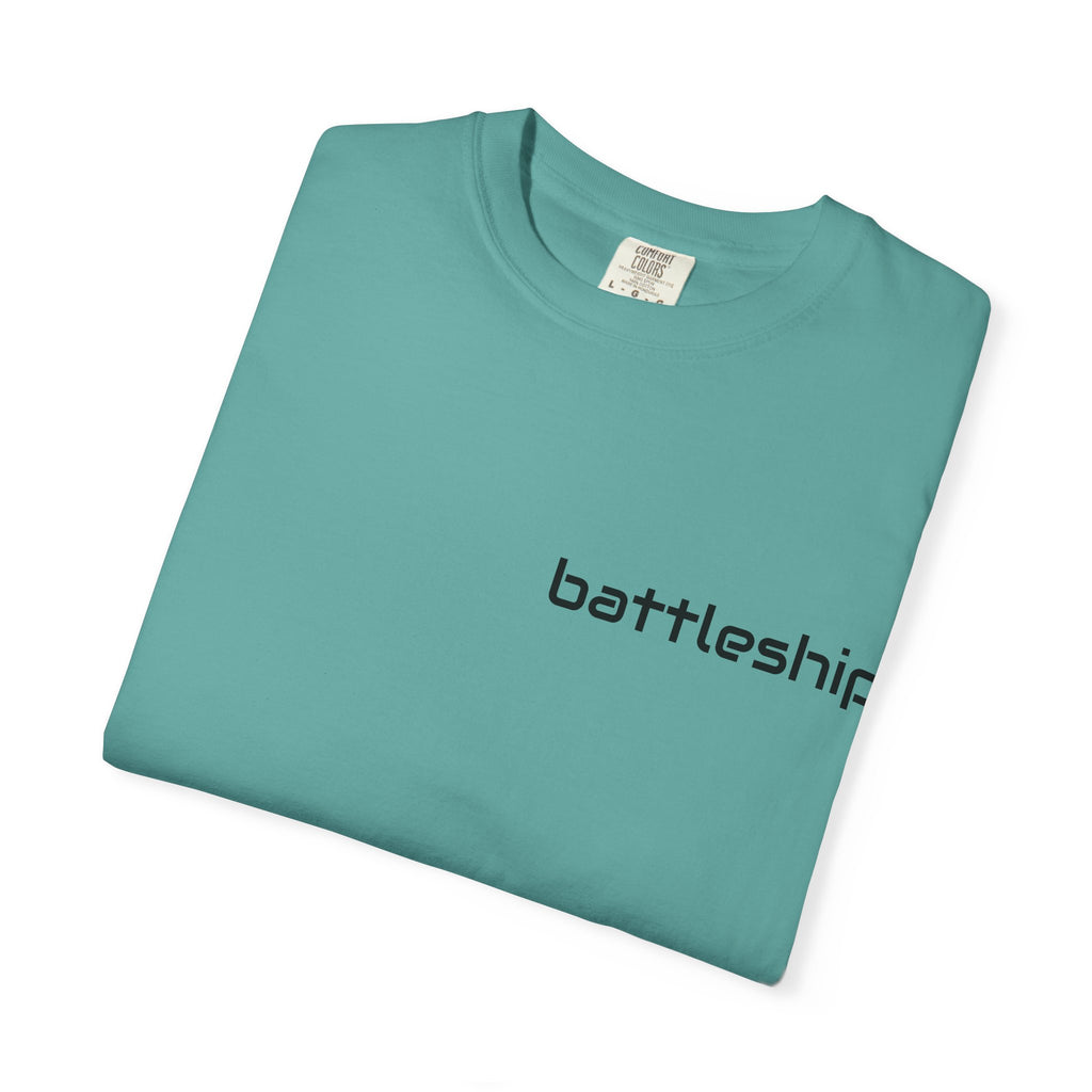 Battleship Illustration T-shirt | BuiltDifferent Mindset Tee-No Excuses