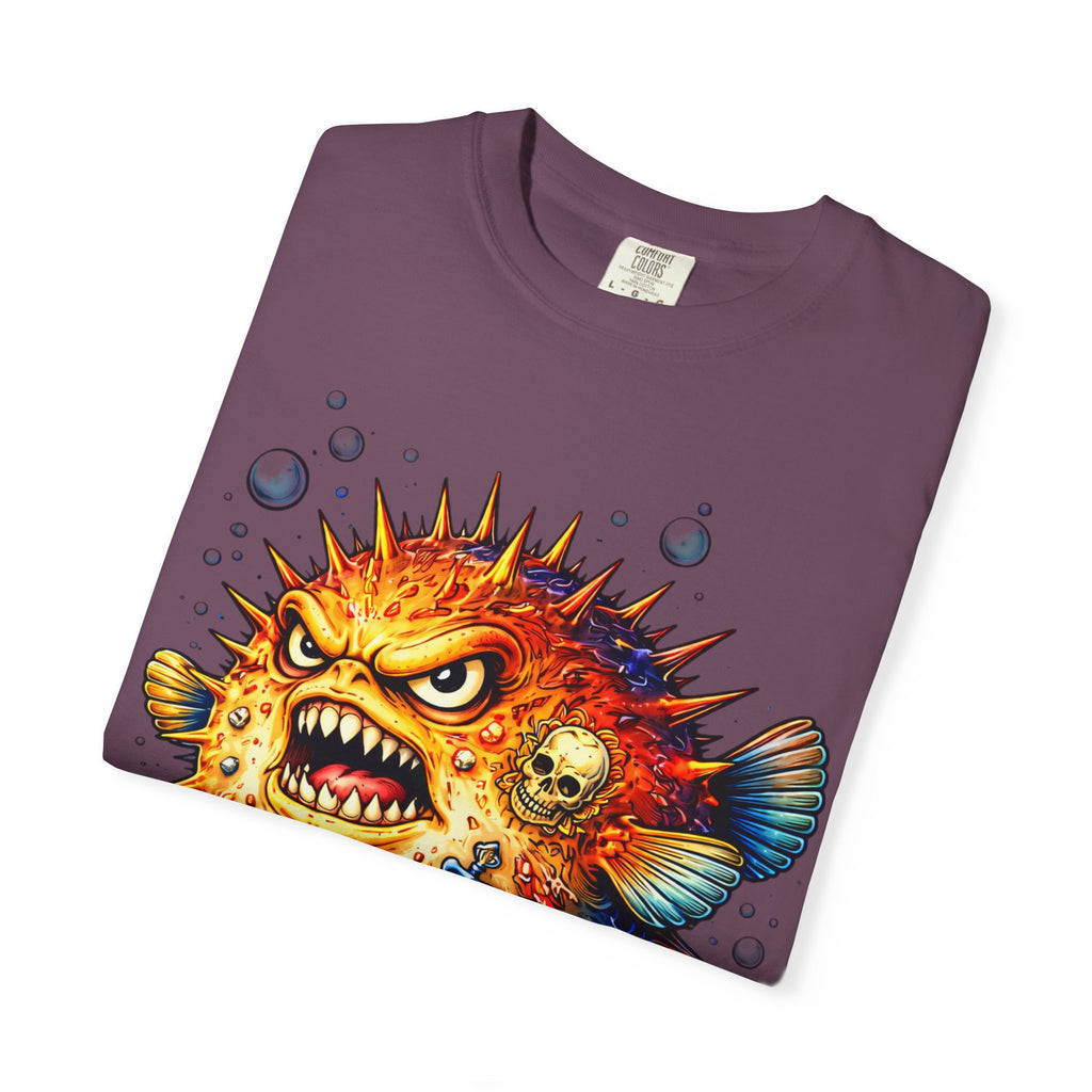 Angry Pufferfish T-Shirt | BuiltDifferent Mindset Tee-No Excuses