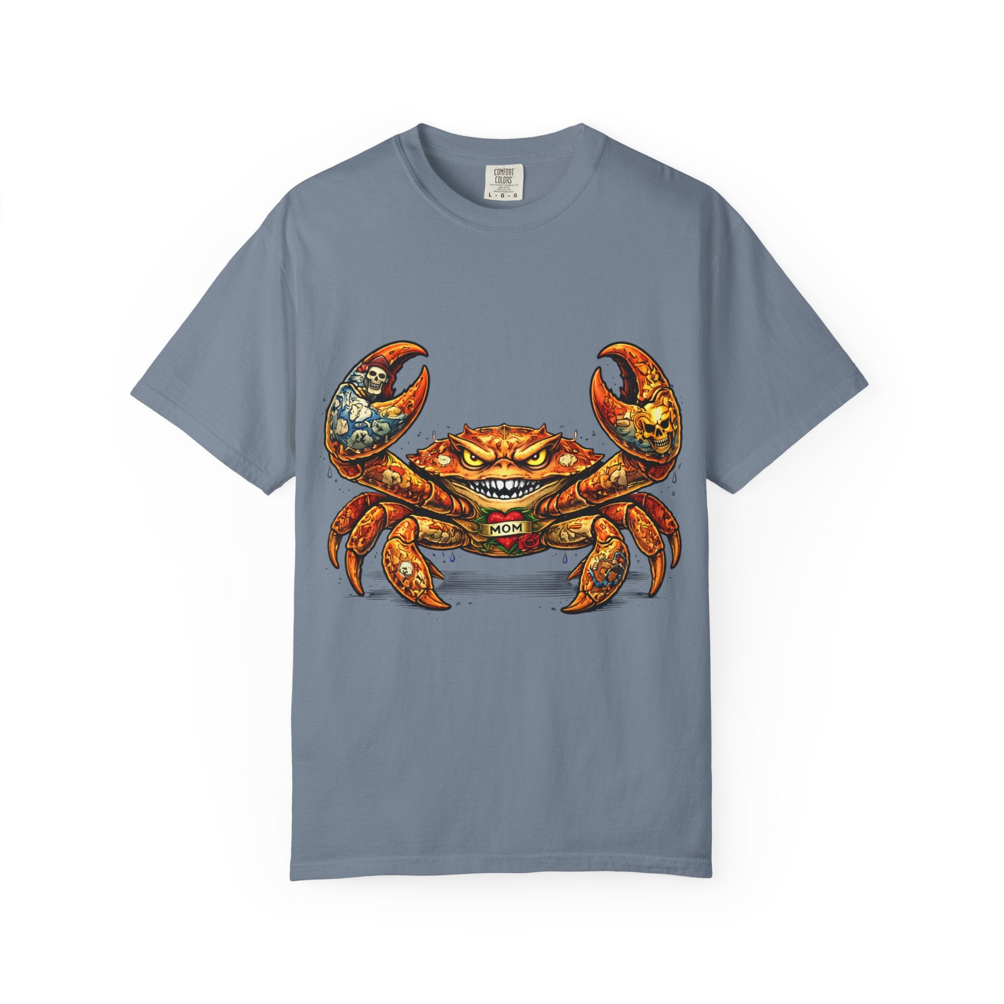 Vintage Seafood Crab Illustration T-Shirt | BuiltDifferent Mindset Tee-No Excuses
