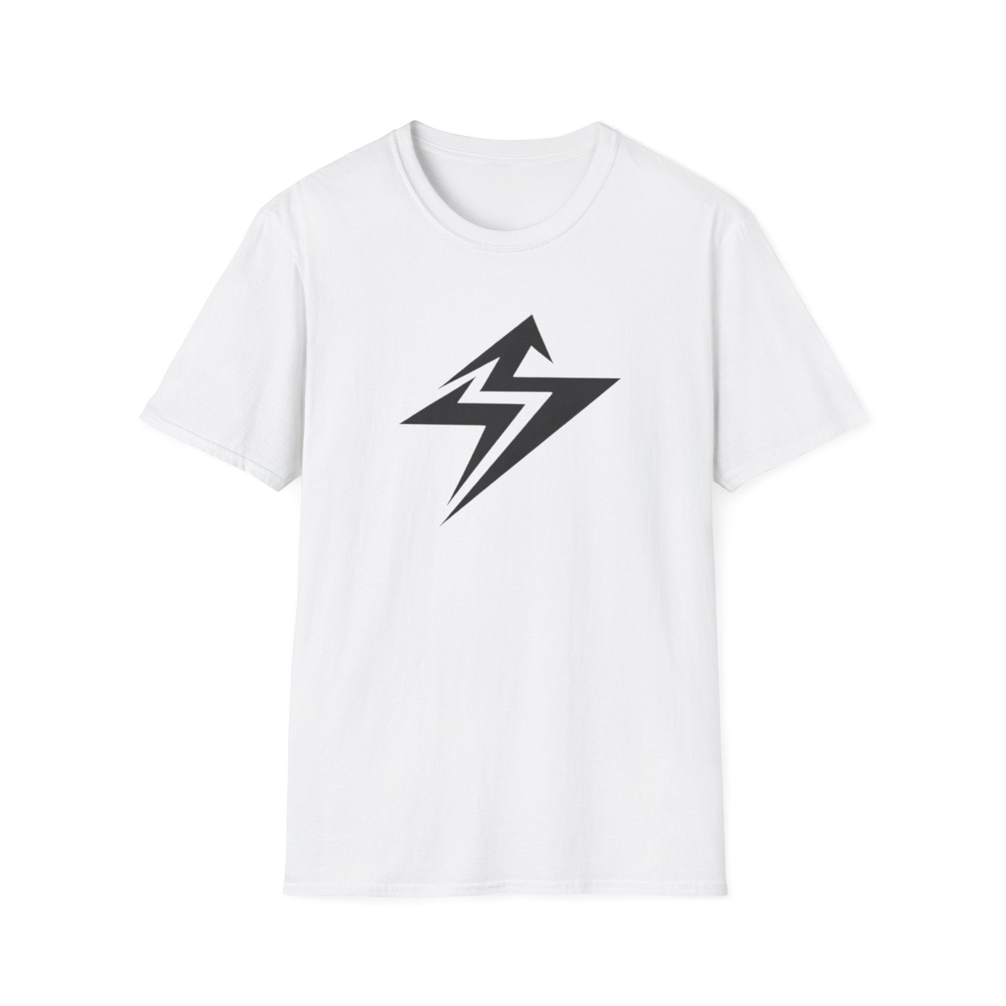 Lightning Bolt Graphic T-Shirt — Minimal Electric Logo Tee