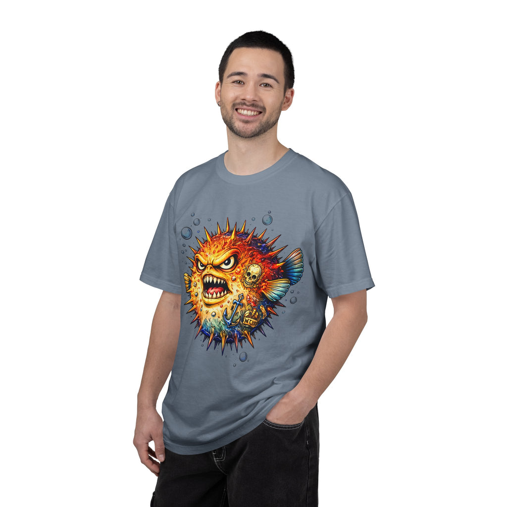 Angry Pufferfish T-Shirt | BuiltDifferent Mindset Tee-No Excuses