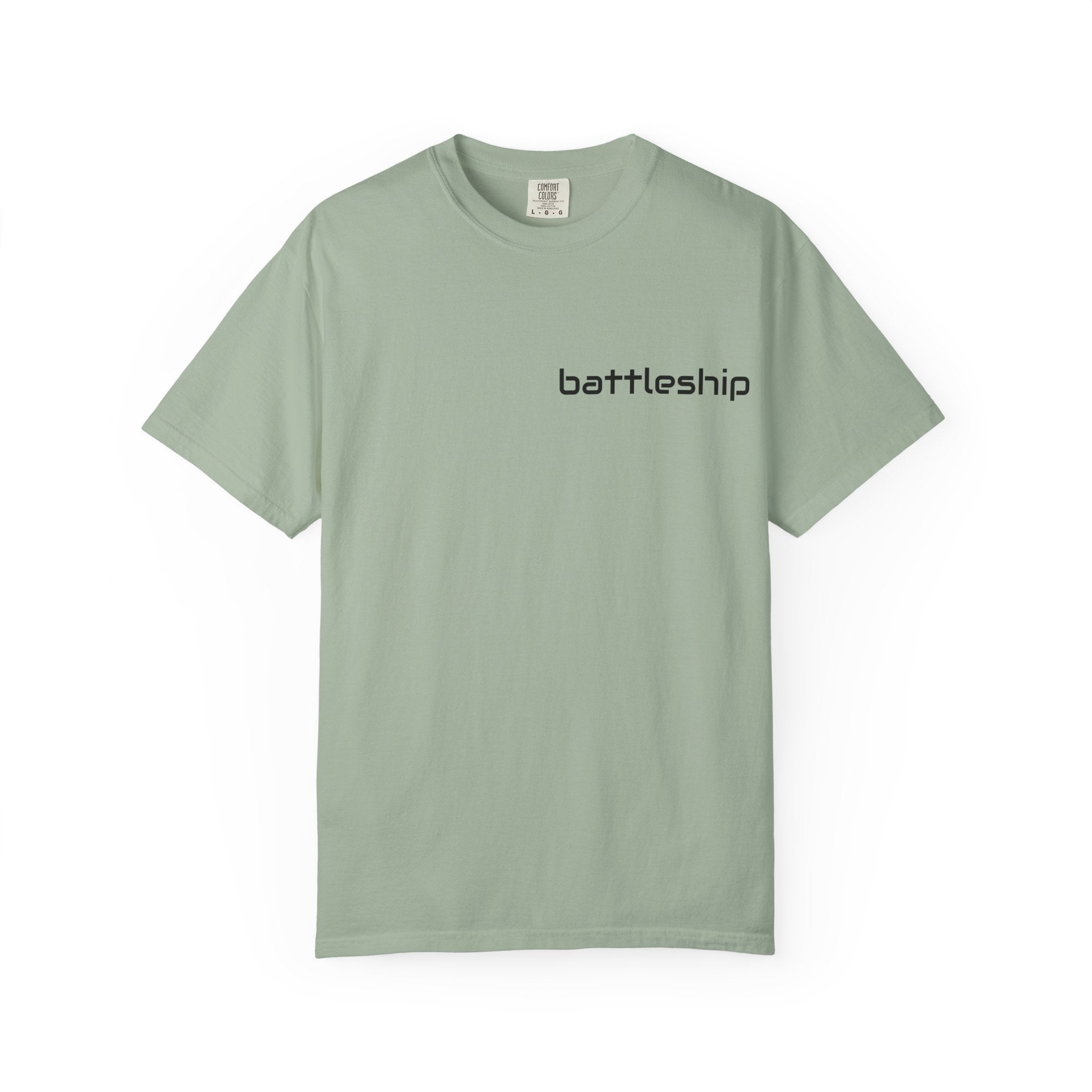 Battleship Illustration T-shirt | BuiltDifferent Mindset Tee-No Excuses