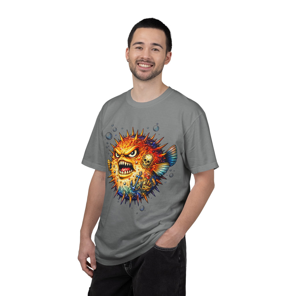 Angry Pufferfish T-Shirt | BuiltDifferent Mindset Tee-No Excuses