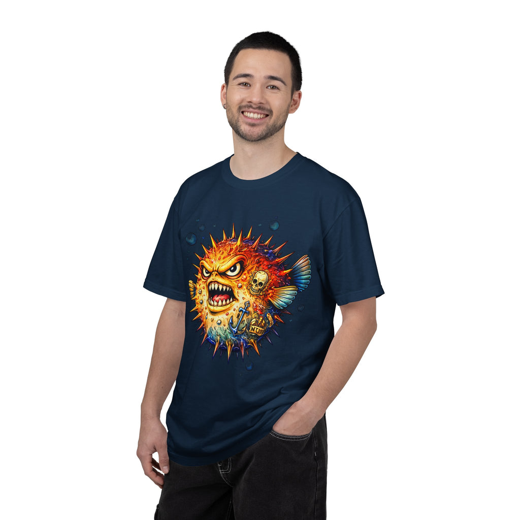 Angry Pufferfish T-Shirt | BuiltDifferent Mindset Tee-No Excuses