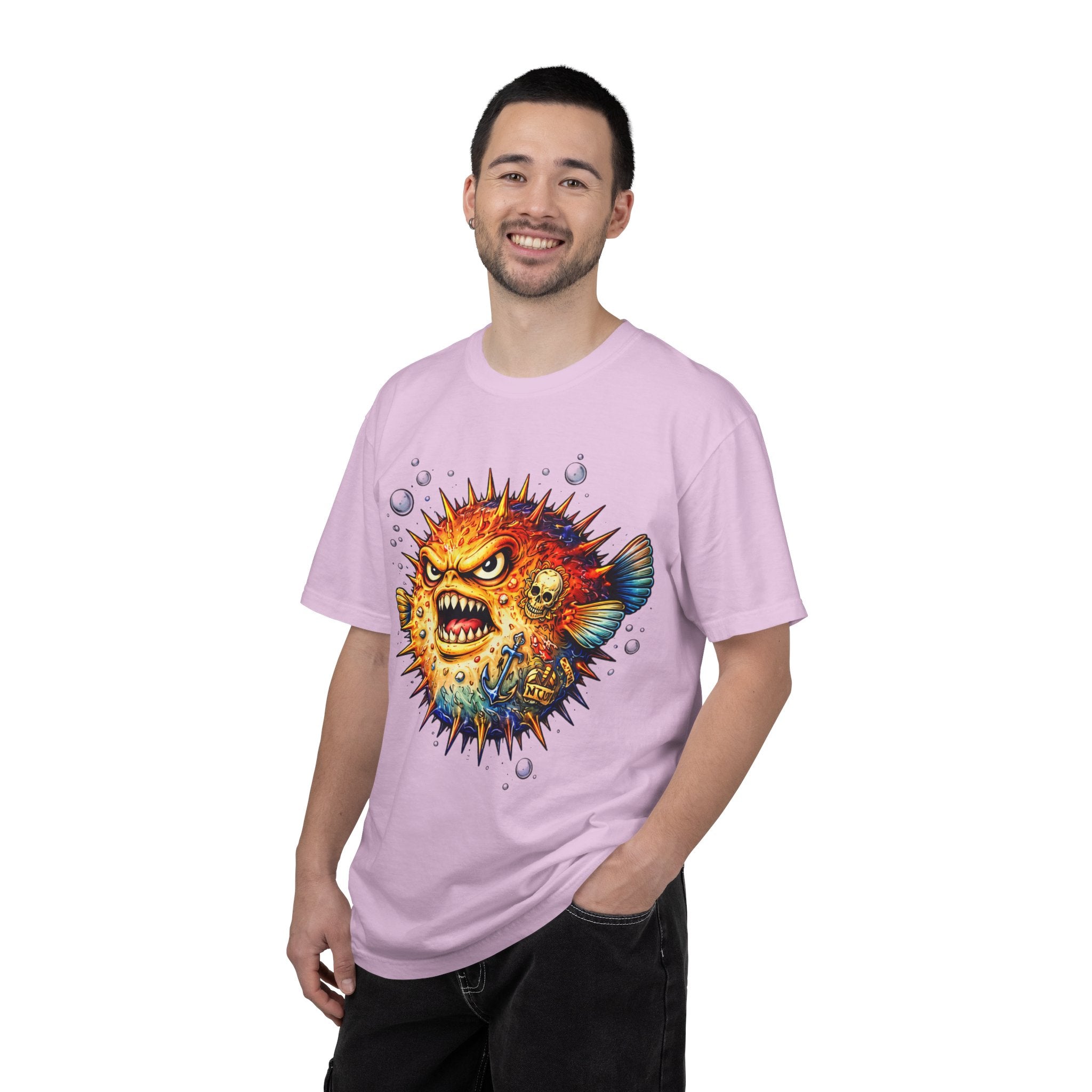 Angry Pufferfish T-Shirt | BuiltDifferent Mindset Tee-No Excuses