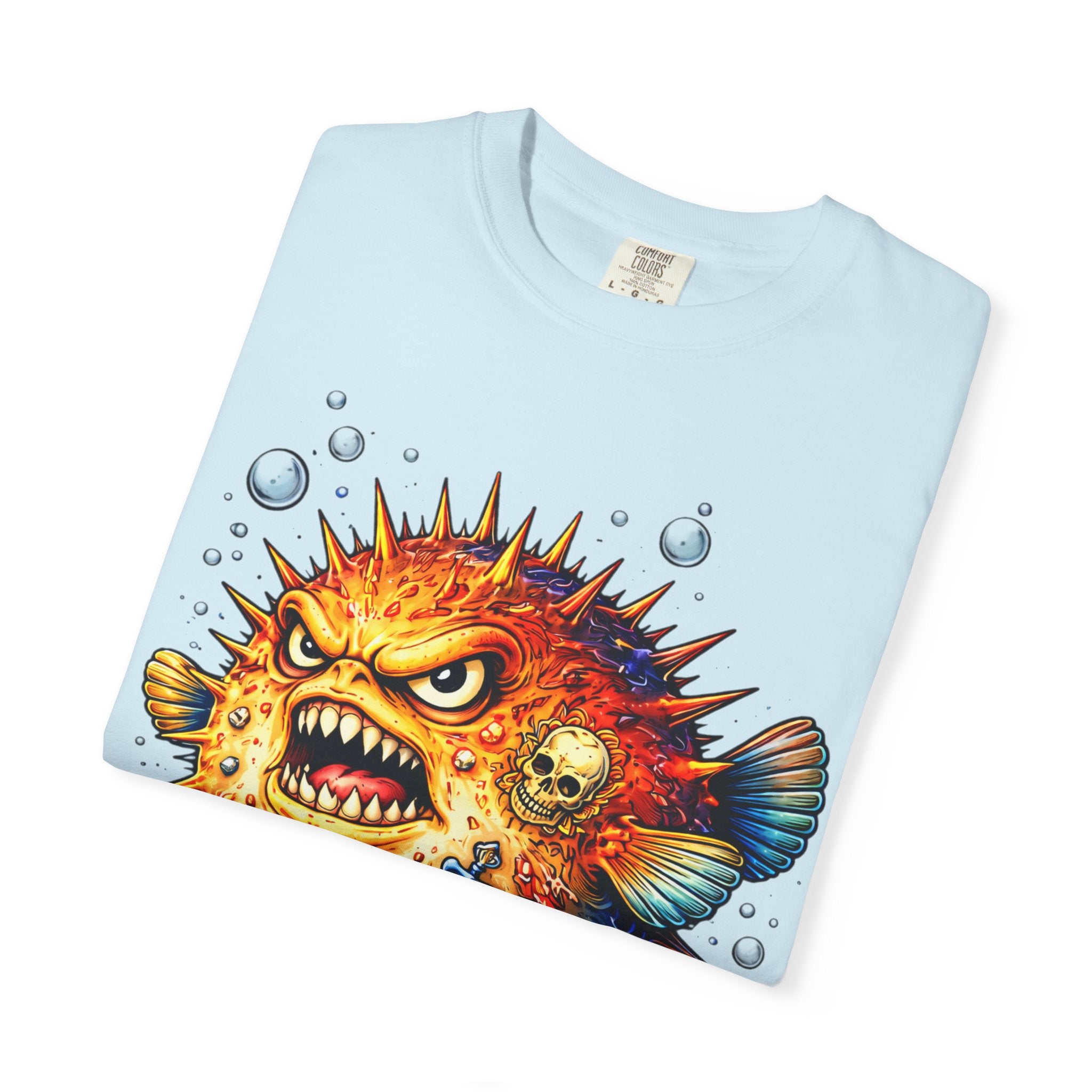 Angry Pufferfish T-Shirt | BuiltDifferent Mindset Tee-No Excuses