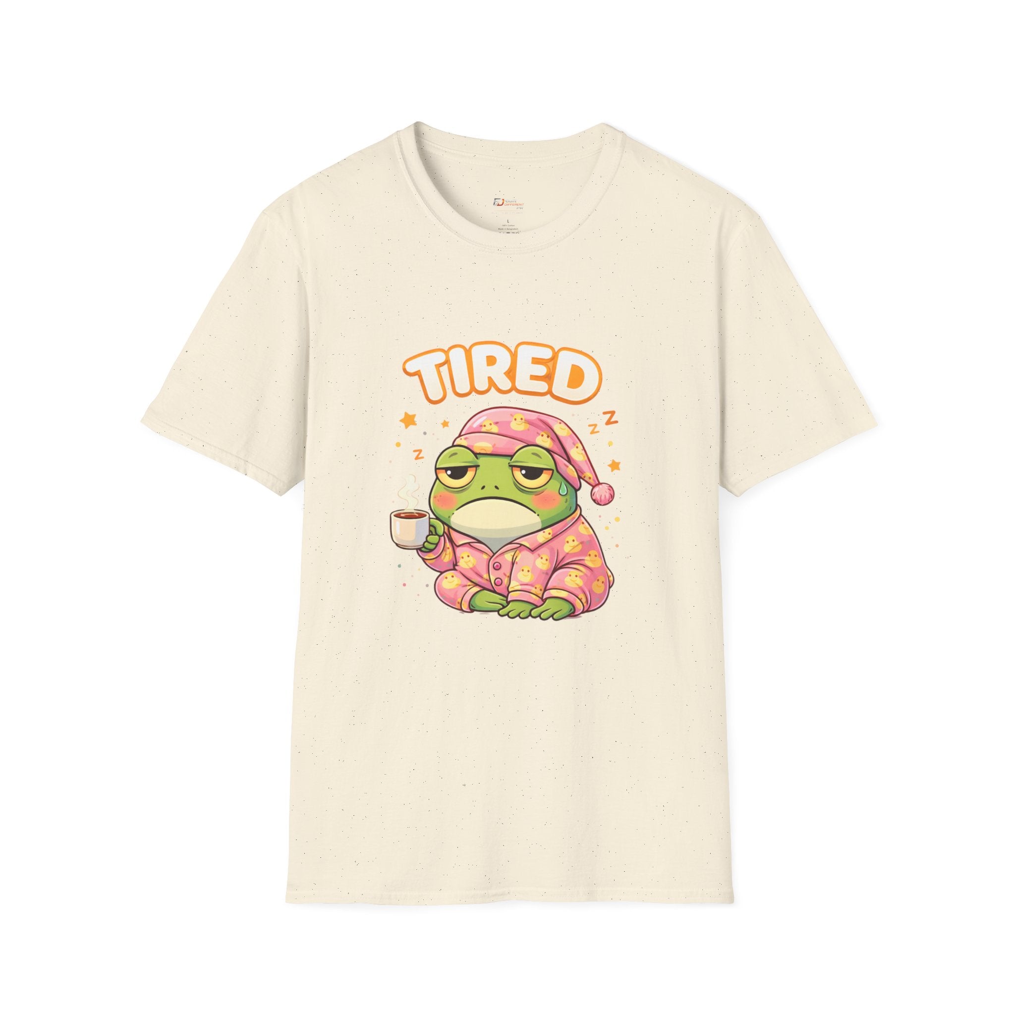 Tired Frog Pajama Frog T-Shirt | Sleepy Frog Graphic Tee