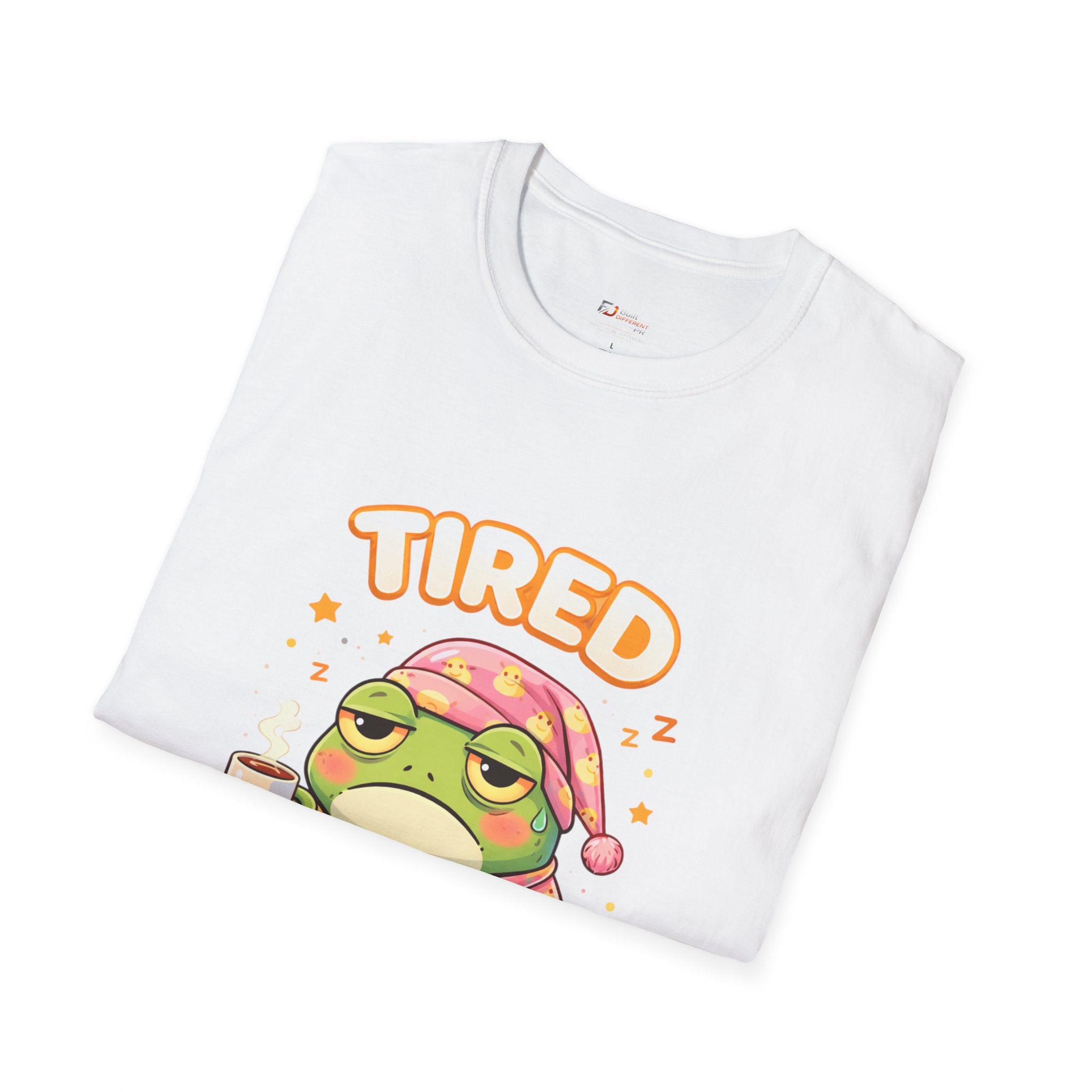Tired Frog Pajama Frog T-Shirt | Sleepy Frog Graphic Tee