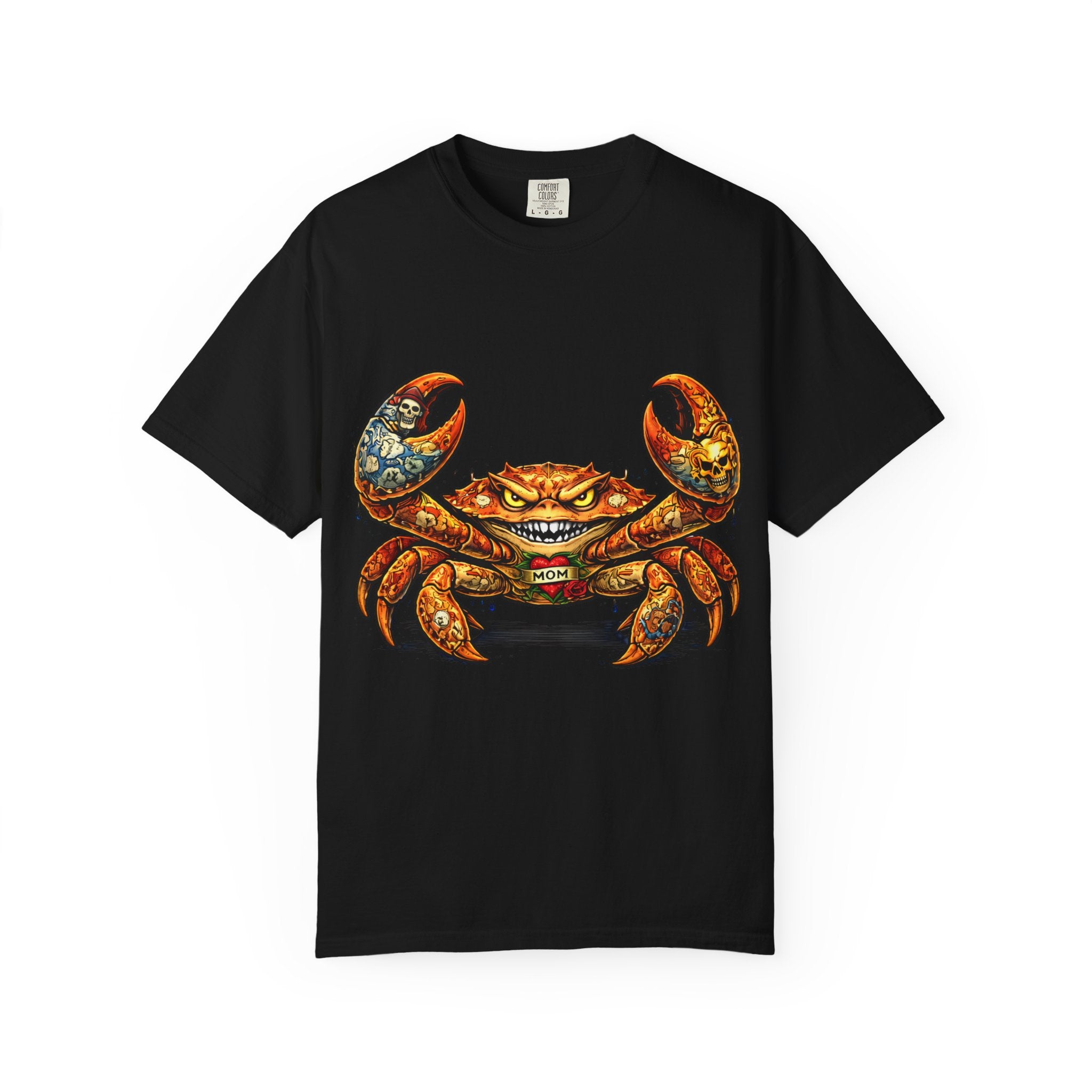 Vintage Seafood Crab Illustration T-Shirt | BuiltDifferent Mindset Tee-No Excuses