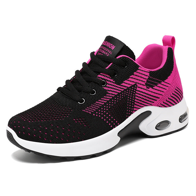 Womens Flyknit Mesh Shoes In Plus Sizes Comfortable Running Shoes