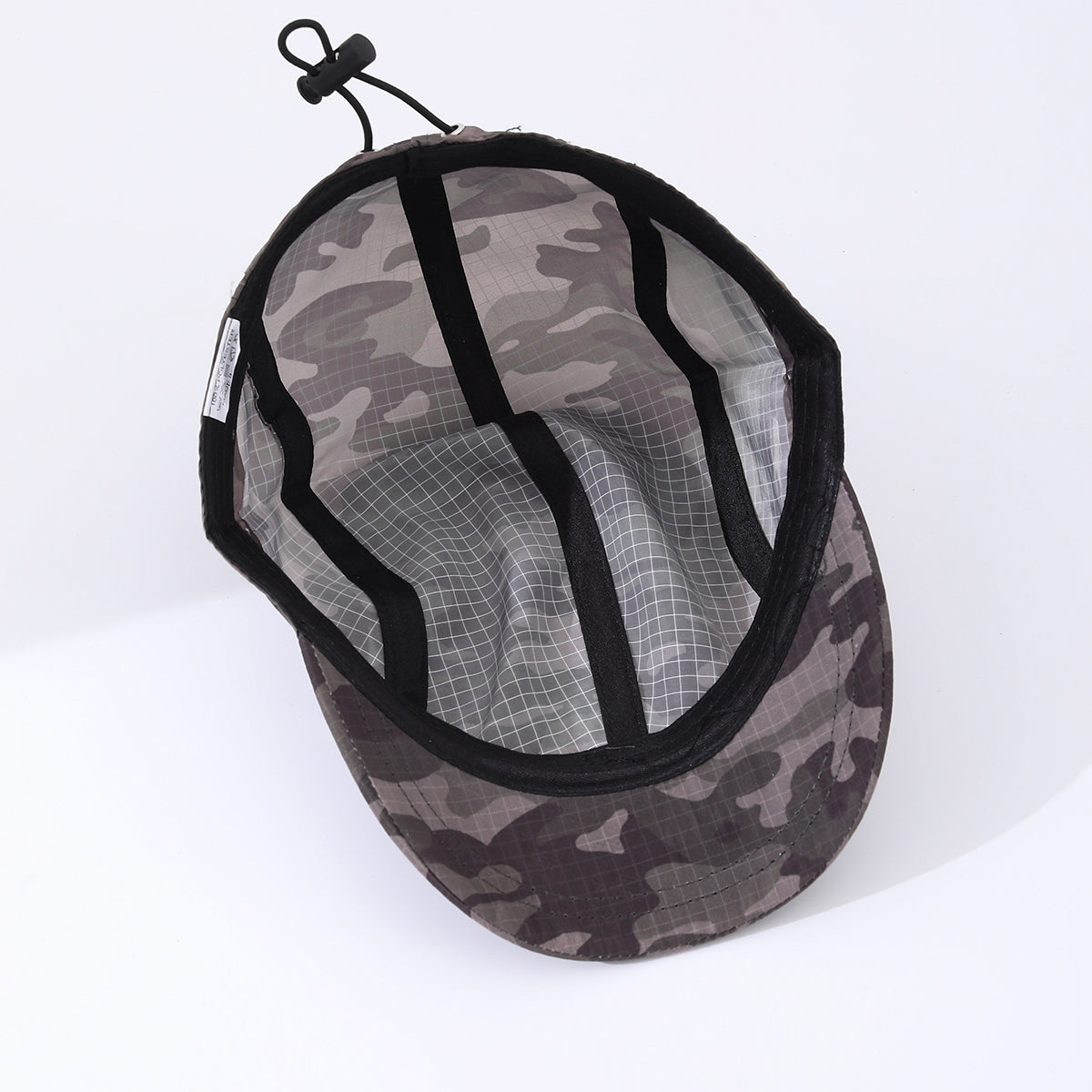 Camouflage Light Board Waterproof Side-opening Thin Model Breathable Simple And Fashionable Short-brim Baseball Cap Suitable For Going Out For Travel Or Hiking