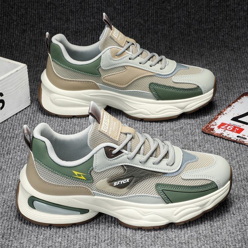 All-match Deodorizing Wear-resistant Mesh Sports Casual Thick-soled