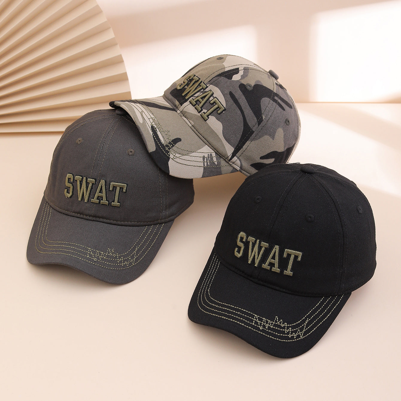 Fashionable Casual Convertible Baseball Cap With Embroidered Letters, Breathable And Sweat-wicking, Perfect For Outdoor Outings.