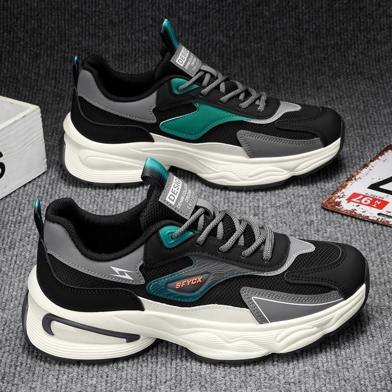All-match Deodorizing Wear-resistant Mesh Sports Casual Thick-soled