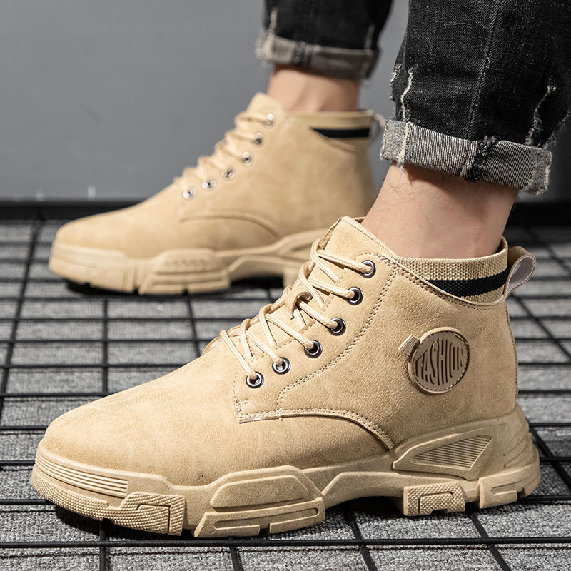 Men's Casual Camo High Top Martin Boots